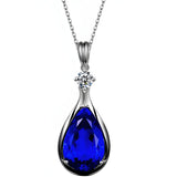 Collana con Pendente Infinity in Zaffiro