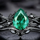 Anello Vintage in Smeraldo