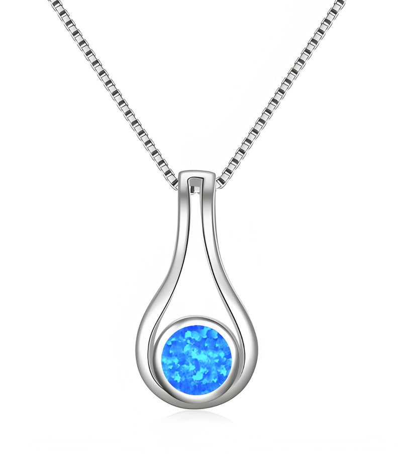 Collana in Opale Bianco Antico