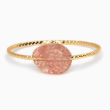 Anello Sottile con Pietre Colorate