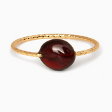 Anello Sottile con Pietre Colorate