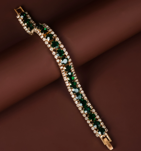 Bracciale Verde Oro