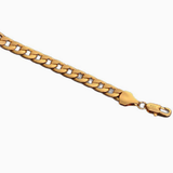 Collana con Catena Curb in Oro Vintage