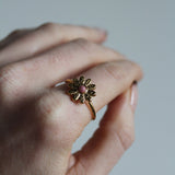 Daisy - Anello - Pietra Naturale - Acciaio Inossidabile - Regolabile