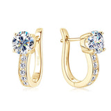 Orecchini Huggie Channel | Oro