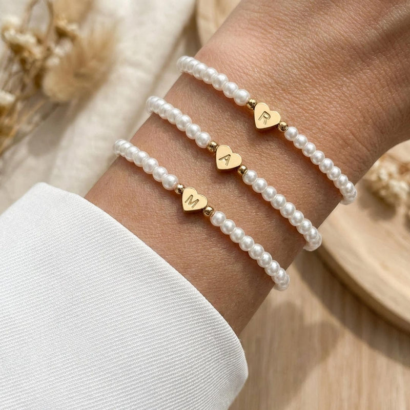 Bracciale con Perle A-Z
