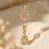 Set di Collane con Iniziali in Oro Elegante