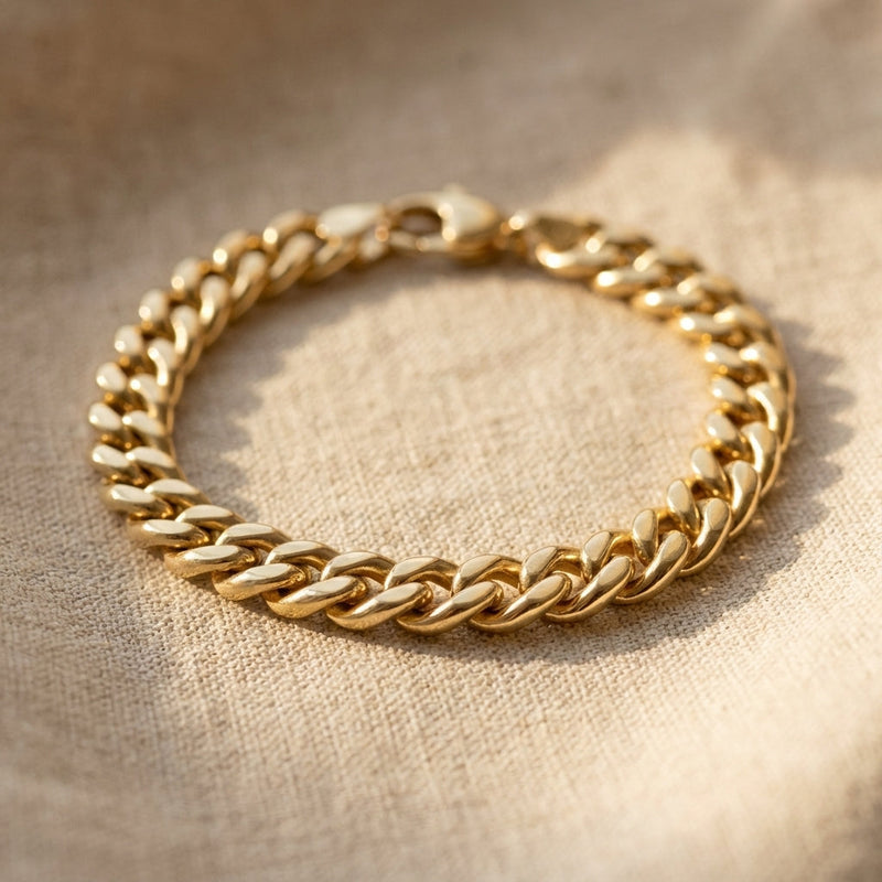 Bracciale Cubano Antico in Oro