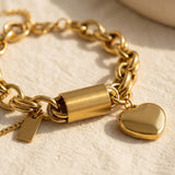 Bracciale Chunky in Oro Elegante