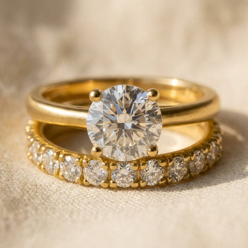 Set di Anelli Savaya Gold Senza Tempo