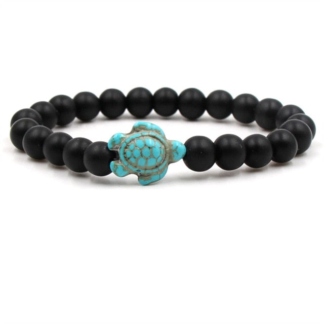 Braccialetti in Pietra Naturale Unici a Forma di Tartaruga