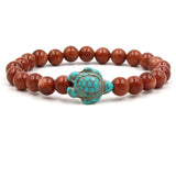 Braccialetti in Pietra Naturale Unici a Forma di Tartaruga