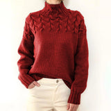 Elena | Maglione Collo Alto Caldo