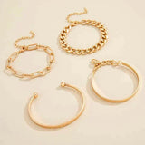 Set di Bracciali Eleganti Elan Mercer in Oro