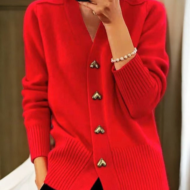 Amy | Cardigan Elegante in Maglia