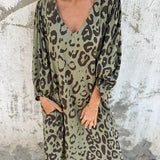 Jessa - Abito Maxi Leopardo