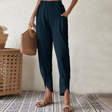 Essari - Pantaloni con Orlo Spaccato